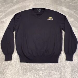Brooks Brothers Sweater 2001 Tennis US Open Navy Blue Supima VTG Y2K Men's XL